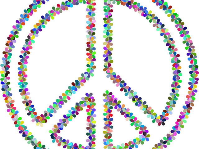 Peace Sign Clipart Peace Emoji - Love Soccer Coloring Pages (640x480), Png Download