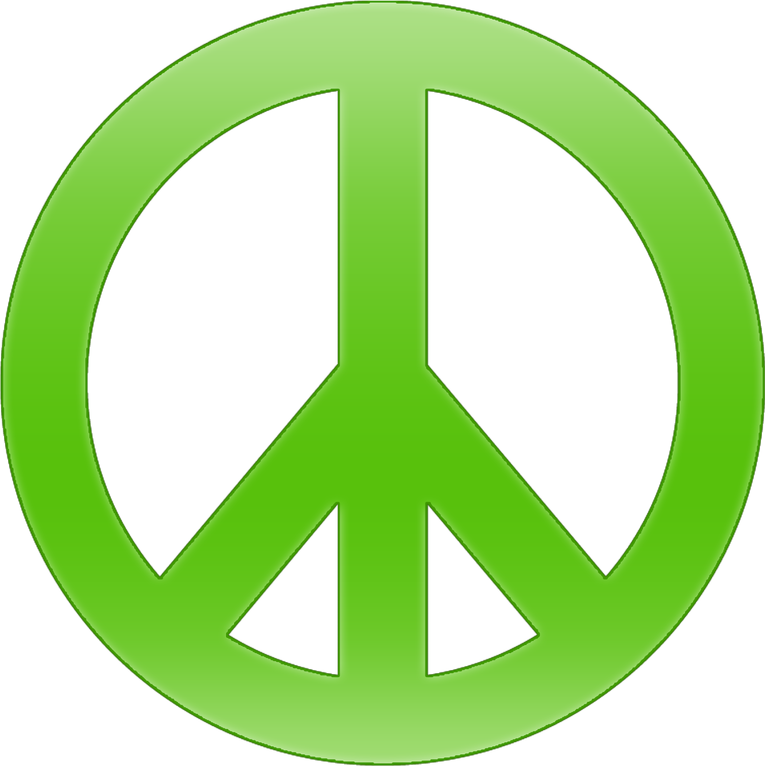 Peace Sign Images Free Clip Art - Orange Peace Sign (1600x1600), Png Download