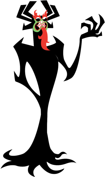 Aku Note Japanese For "evil" - Samurai Jack Aku Png (350x576), Png Download