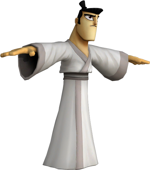 Download Zip Archive - Model Sheet Samurai Jack (750x650), Png Download