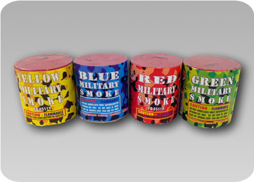 Smoke Bomb Canister 4 Color Assortment Large - Smoke Bomb (500x500), Png Download