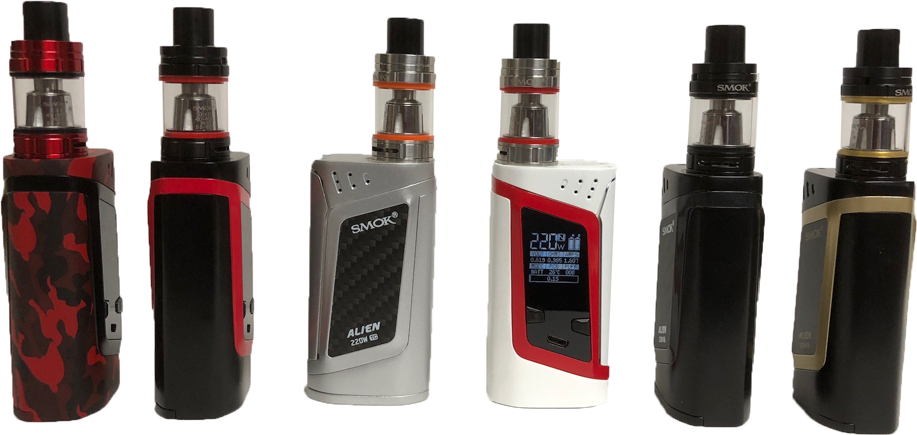 Smok Alien Kit Vapor Rio Png Smok Alien Kit 220w - Glass Bottle (2049x1537), Png Download