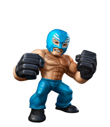 20140311 Mysterio 2 - Wwe Slam City Rey Mysterio (383x511), Png Download