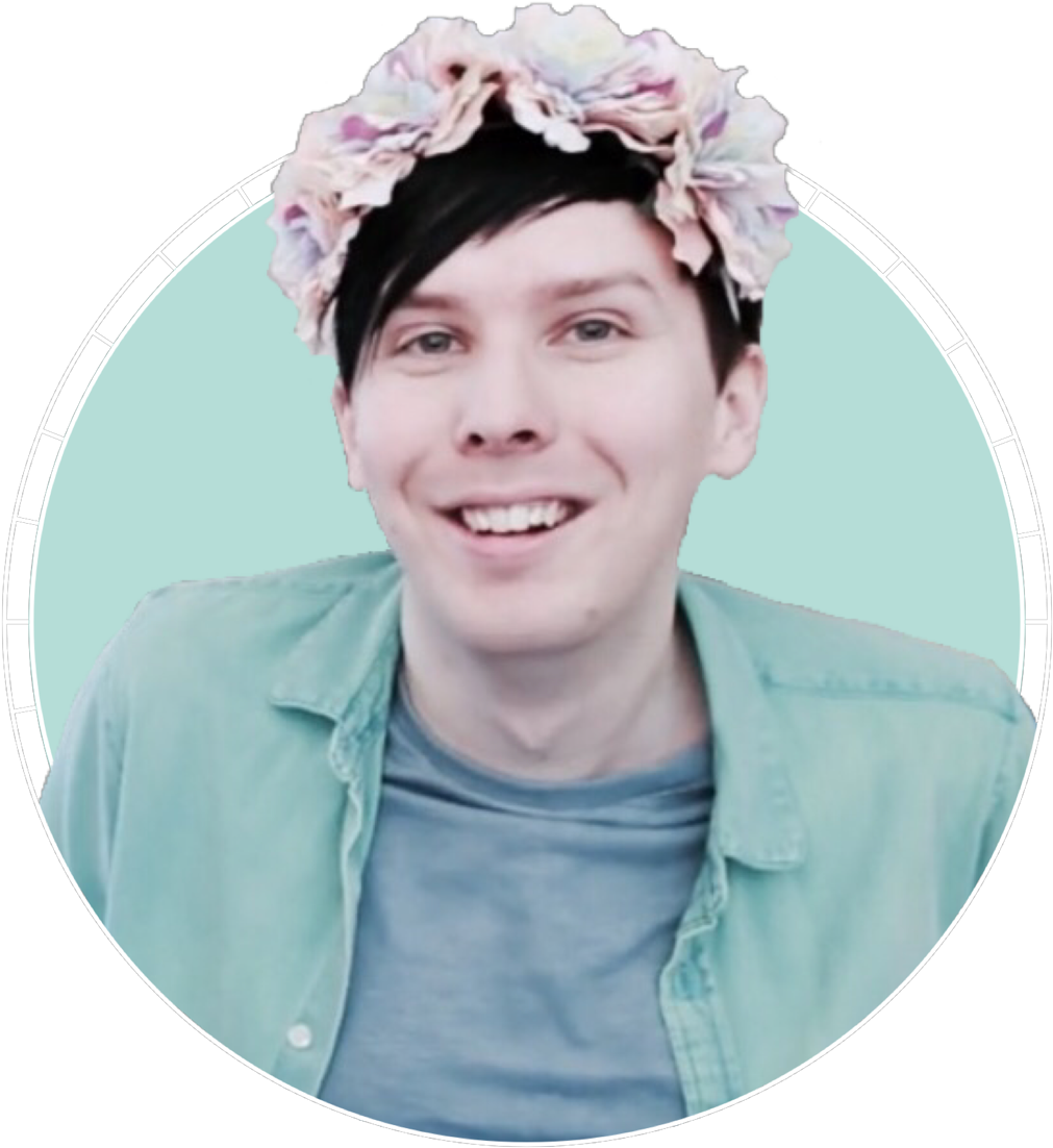 Amazingphil Transparent Icon Graphic Library Download - Daniel Howell Drawing Transparent (1280x1280), Png Download