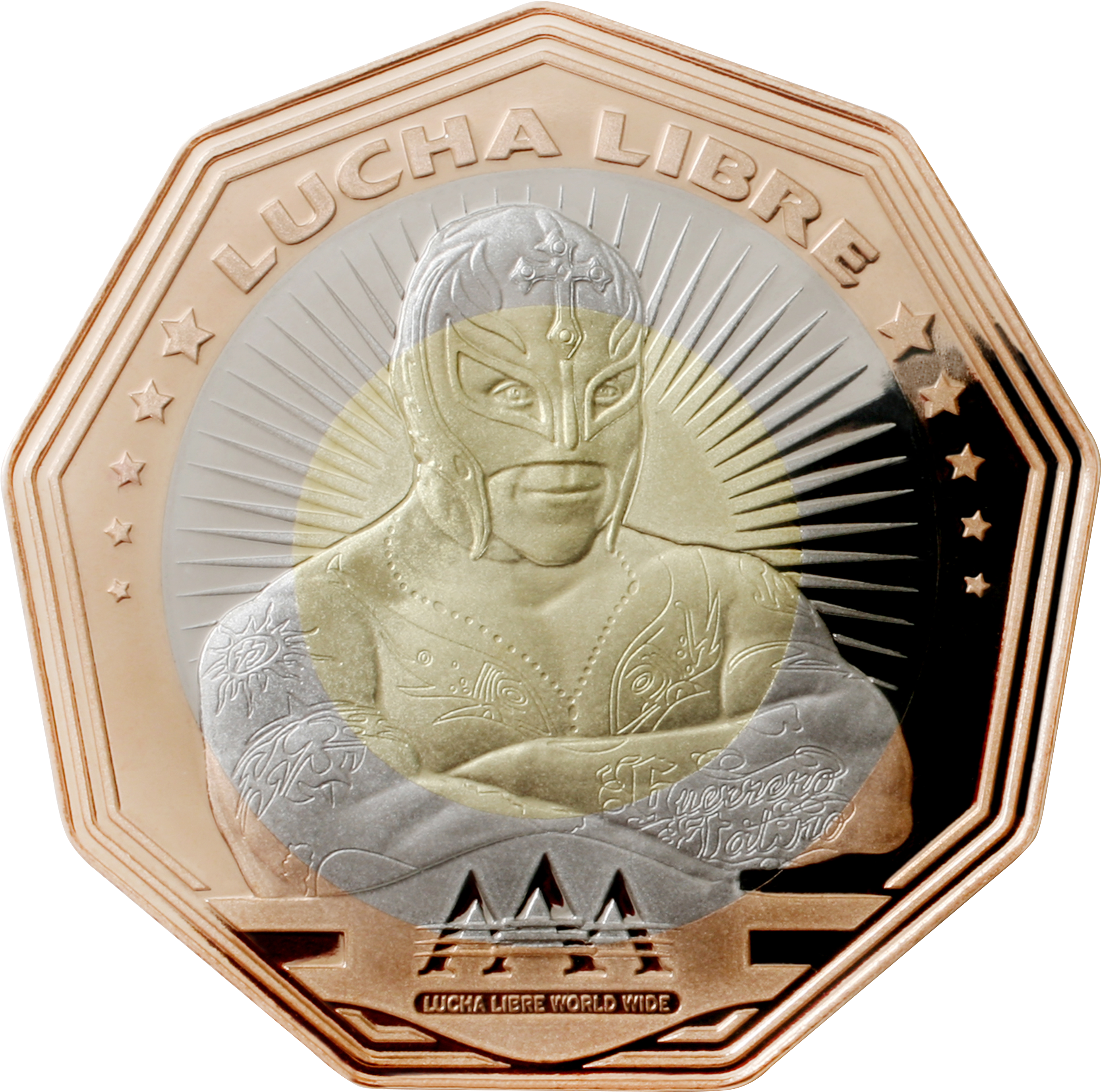 Rey Misterio Moneda (3150x3218), Png Download