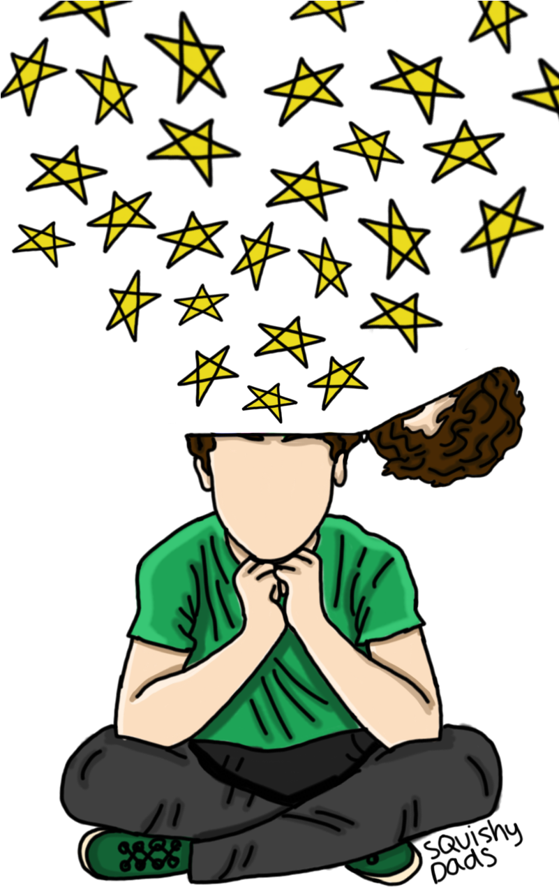 Dan And Phil Art - Sitting (800x1280), Png Download