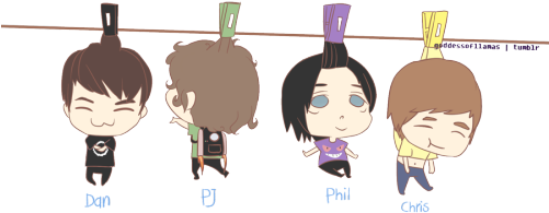 7k Mycreations Crabstickz Chris Kendall Amazingphil - Kick The Pj Chibi (500x399), Png Download