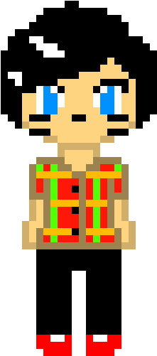 Amazingphil - Pixel Art (260x500), Png Download