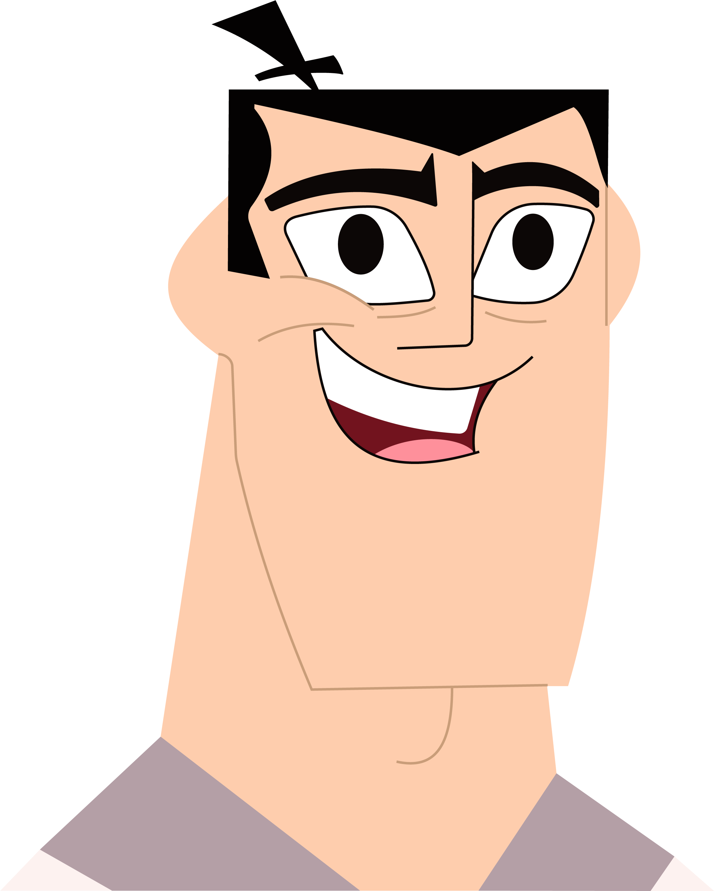 Fan Contentwhen - Samurai Jack Happy Sad (4268x3142), Png Download
