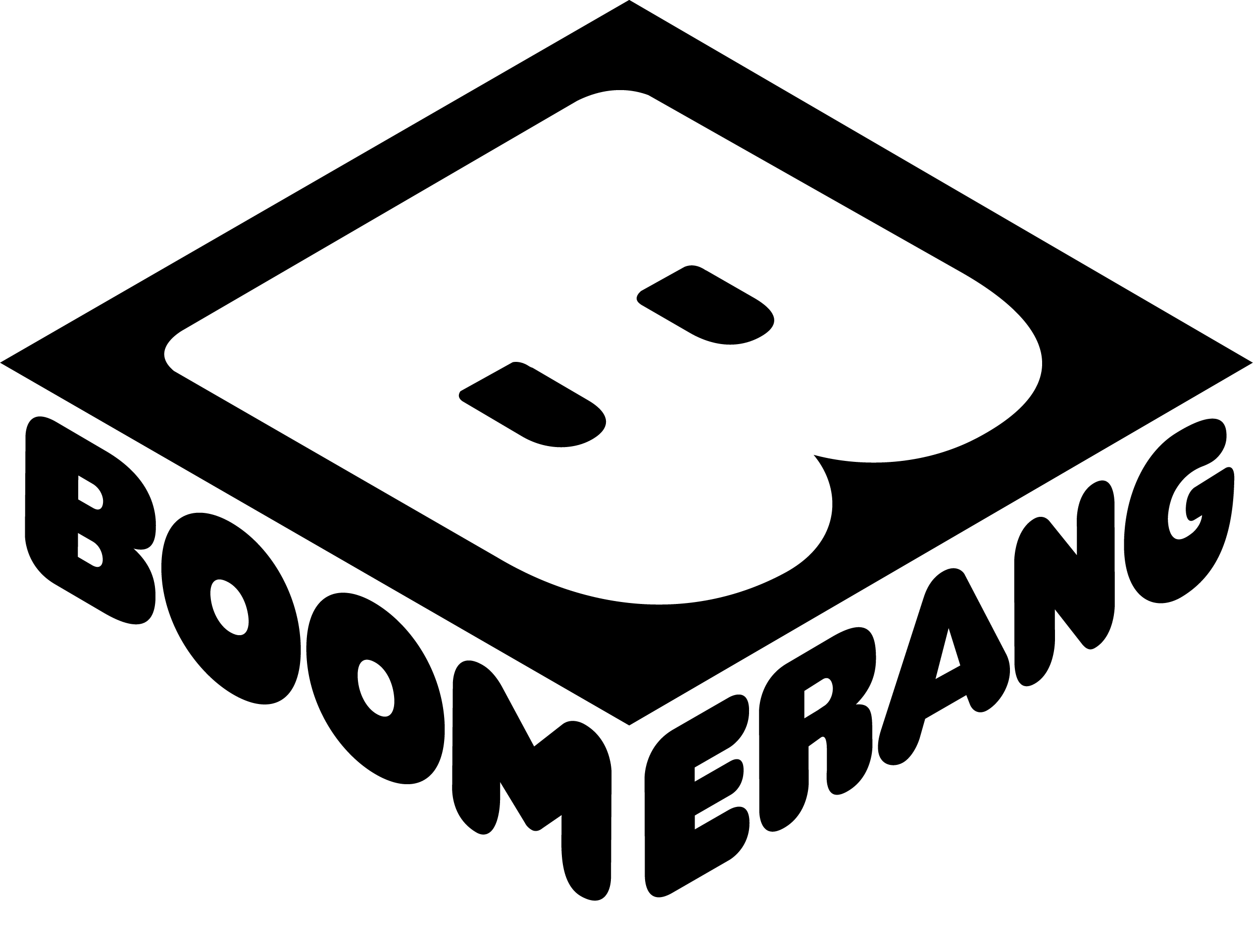 Png - Boomerang Logo Png (770x609), Png Download