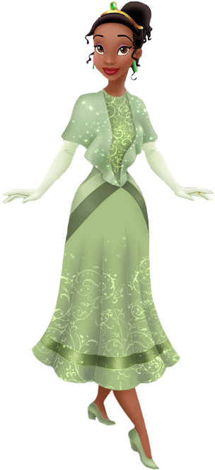 Tiana - Princess And The Frog (313x671), Png Download