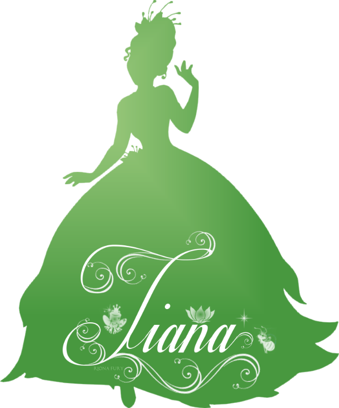 Princesses Disney Fond D'écran Probably With A Sign - Disney Princess Tiana Silhouette (664x800), Png Download