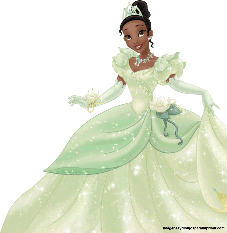 Disney Princess Tiana Png Clipart Tiana Prince Naveen - Princess And The Frog Baby Chalkboard (882x906), Png Download