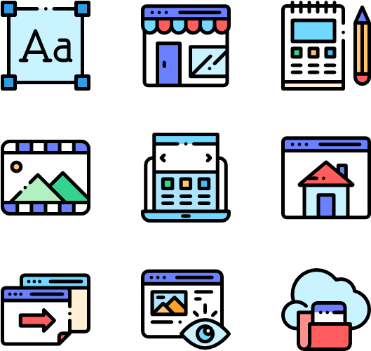 Web Design - Machinery Icons (600x564), Png Download