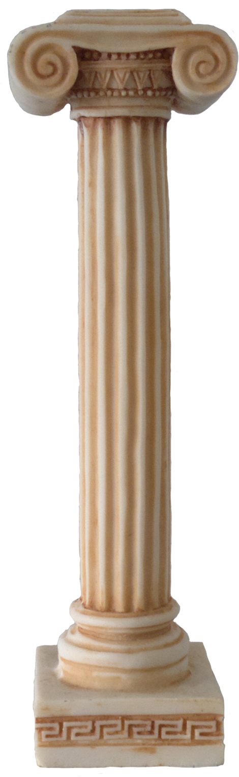 Ancient Greek Columns Png (470x1526), Png Download