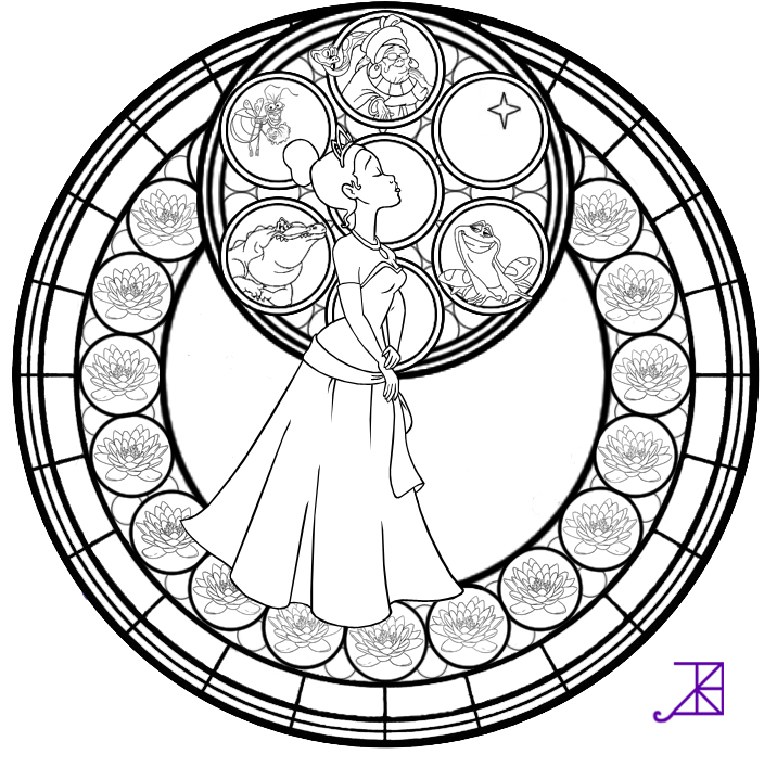 Jpg Free Stock Alice Drawing Coloring Page - Disney Mandala Coloring Pages (720x720), Png Download