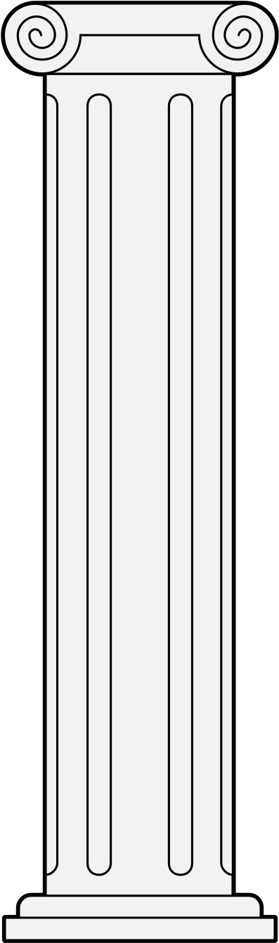 Column - Wood (412x1349), Png Download