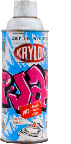 Spray Paint Can - Spray Paint Cans Png (295x600), Png Download