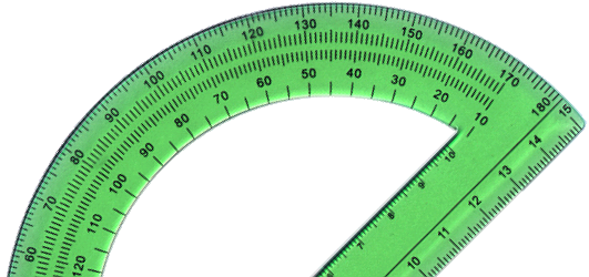 Protractor - Transportador De Angulos (531x250), Png Download