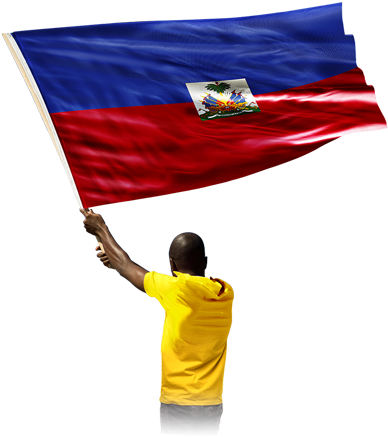 Drapeau Haiti Png - Flag (399x457), Png Download