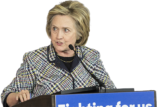 Hillary Clinton Reality Check - Public Speaking (600x375), Png Download