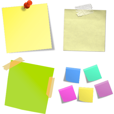 Sticky Notes - Post It Jaune (400x400), Png Download