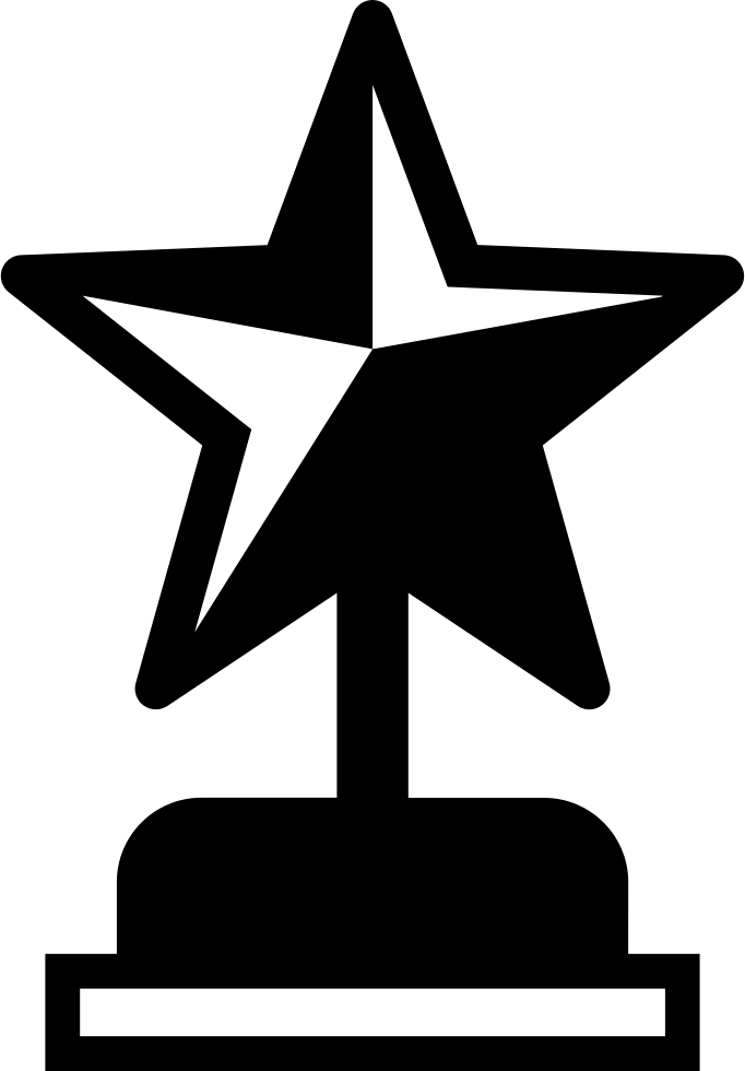 Star Shape Award Symbol Comments - Symbol (682x980), Png Download