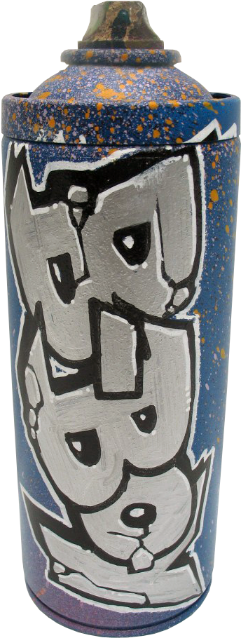 Hoakser B-boy Spray Can - Graffiti Spray Can Png (415x971), Png Download
