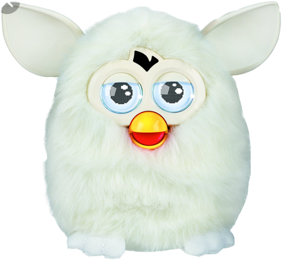 Furby 2012 Yeti White Furby (560x517), Png Download