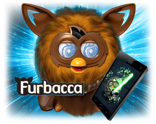 Furbacca - Furby Star Wars Furbacca (542x429), Png Download