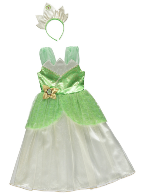 Brand New Girls Disney Licensed Princess Tiana Fancy - Disney Princess Tiana Costume (623x640), Png Download