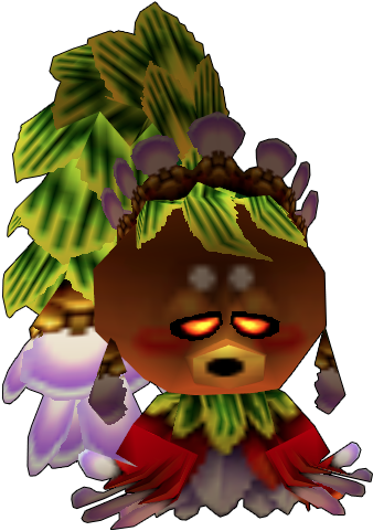 Ph - Zelda Majora's Mask Deku Princess (369x491), Png Download