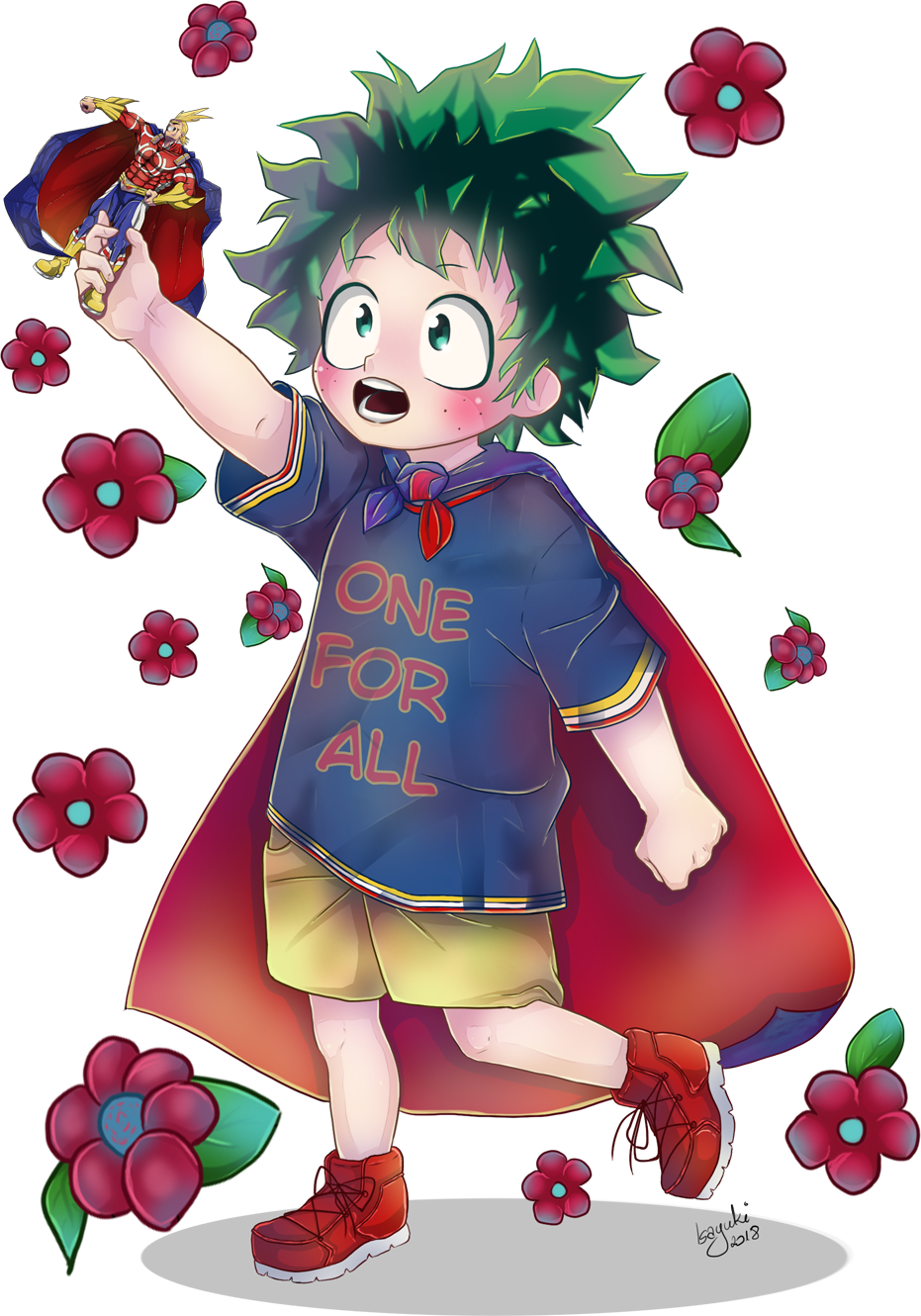 Log In To Report Abuse - Deku My Hero Academia Fan Art (931x1330), Png Download