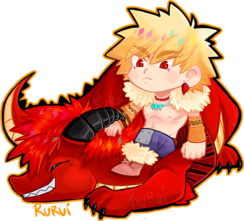 Kirishima Bakugou Charm (827x748), Png Download