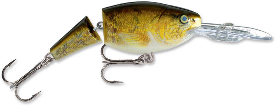 Write A Review - Rapala Jointed Shad Rap 04 Fishing Lure - Walleye (1000x715), Png Download