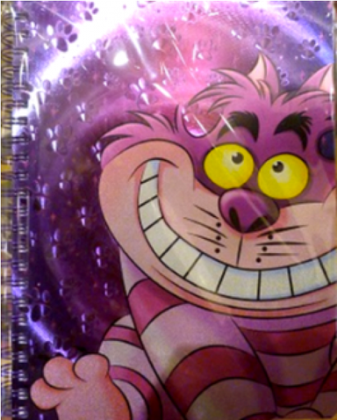 Cheshire Cat Notebook - Cartoon (600x600), Png Download