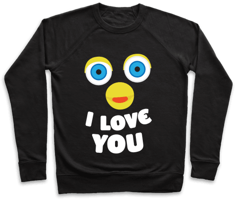 Furby Loves You Pullover - Like Exercise Because I Love Eating (484x484), Png Download