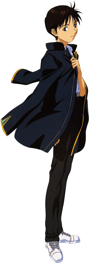 Shinji Ikari - Синдзи Икари Png (320x930), Png Download
