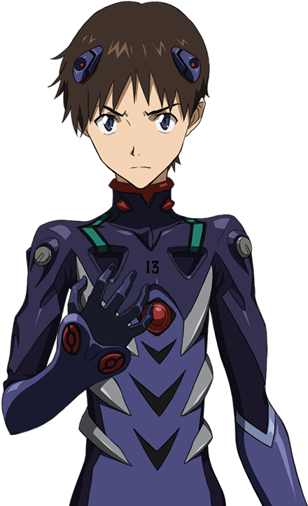 Shinji Ikari, Eva Pilot 13, Plugsuit, Khara, Takeshi - Shinji Ikari Evangelion 3.0 (464x720), Png Download