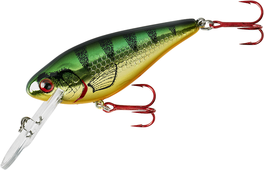 Gold Perch - Lindy Wally Shad Crankbait - Em Erald Shiner (1000x1000), Png Download