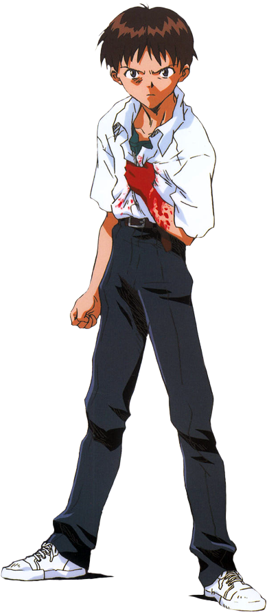 Neon Genesis Evangelion - Dragon Ball Goten Adult (400x900), Png Download