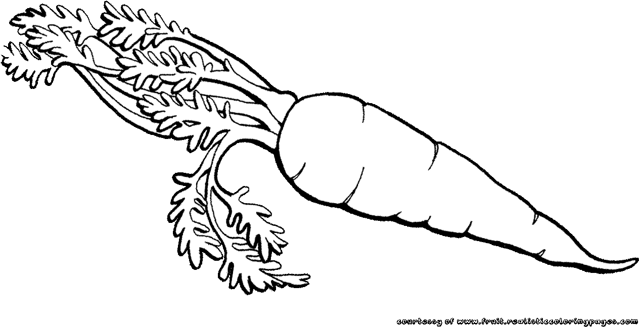 Carrot Clipart Fruits And Vegetable - Vegetable Clip Art Black And White (1280x720), Png Download