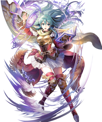 Eirika Anamnesis Lady Btlface C - Fire Emblem Heroes Mage Eirika (340x388), Png Download
