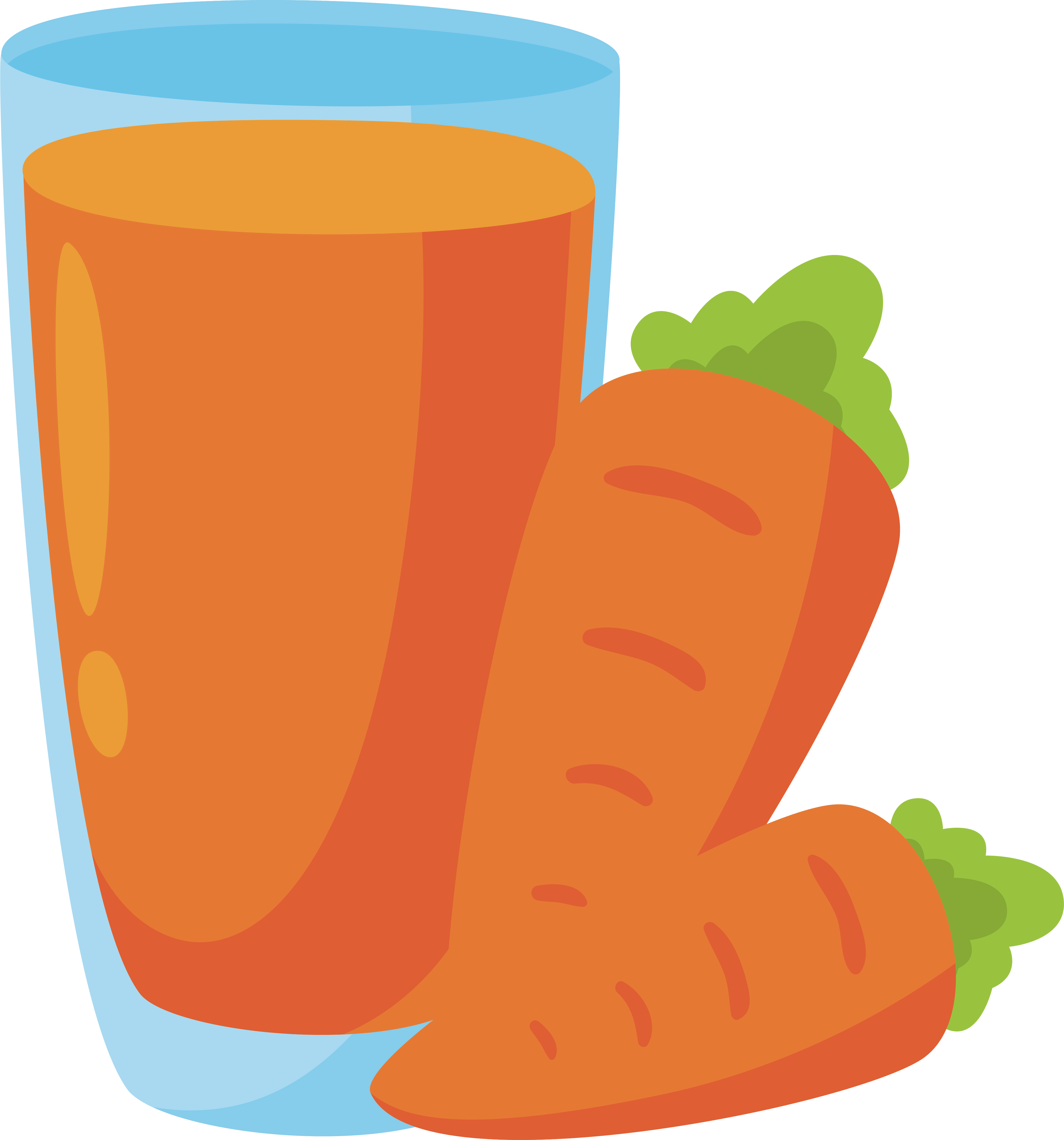 Cup Clipart Carrot - Carrot Juice Clipart Png (4144x4439), Png Download