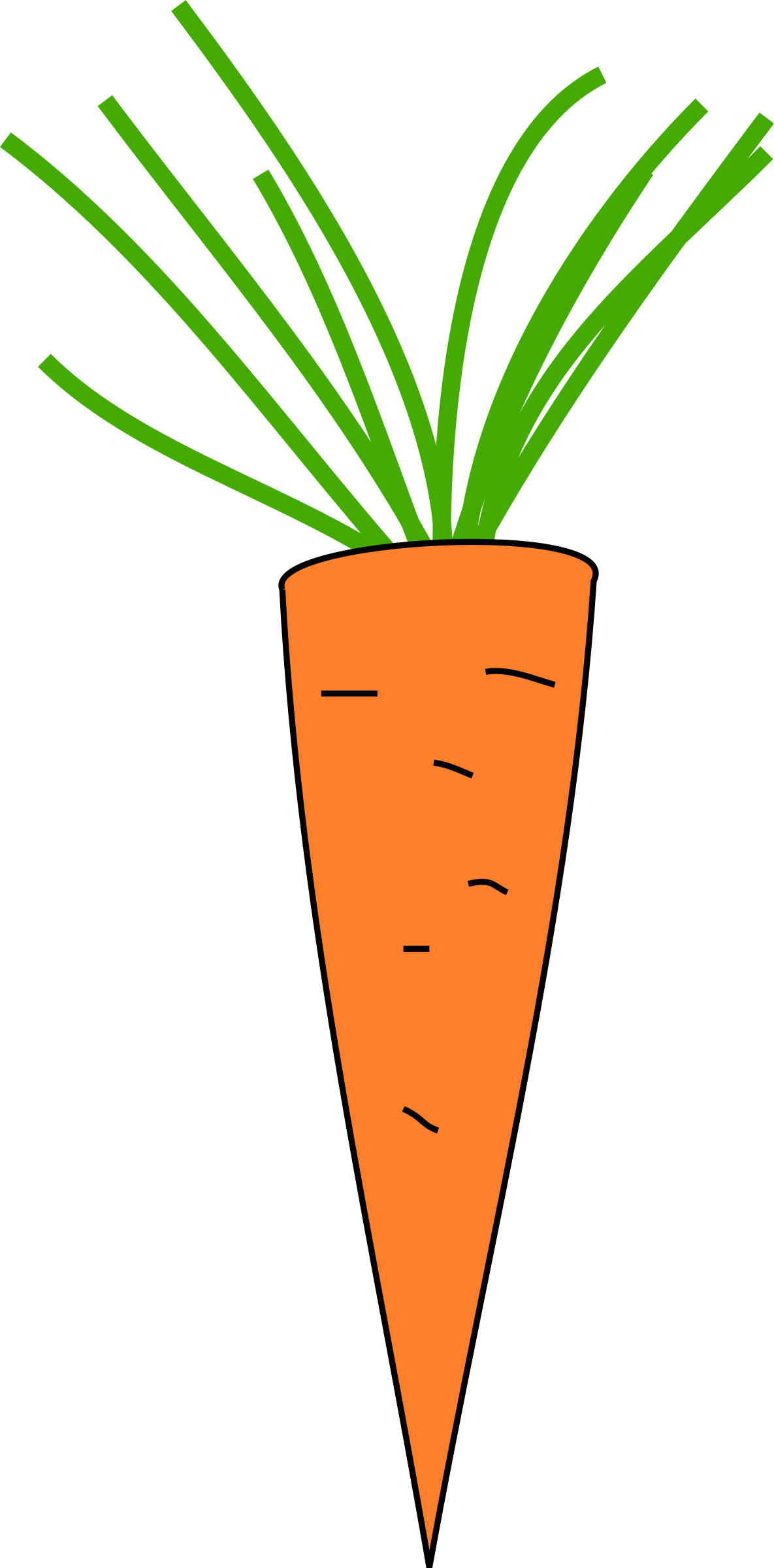 Free Download Copyright Free Carrot Clipart Carrot - Copyright Free Clipart Carrot (1185x2400), Png Download