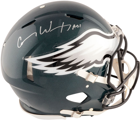 Carson Wentz Autographed Philadelphia Eagles Deluxe - Autographed Philadelphia Eagles Carson Wentz Fanatics (500x500), Png Download