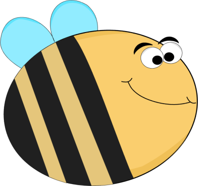 Bee Clip Art - Thank You Bee Clipart (400x377), Png Download