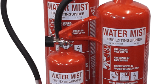 Watermist Extinguisher - 3ltr Water Mist Fire Extinguisher - Jewel Saffire (585x280), Png Download