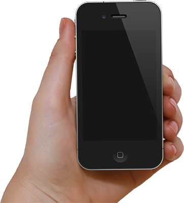 Iphone-hand - Phone Taking Picture Png (362x400), Png Download