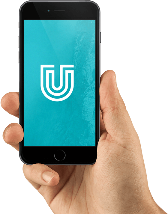 Iphone-hand - Mobile App (560x714), Png Download